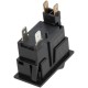 Przełącznik kołyskowy, I-0, off-on, 12V SW10042KR | Exvi