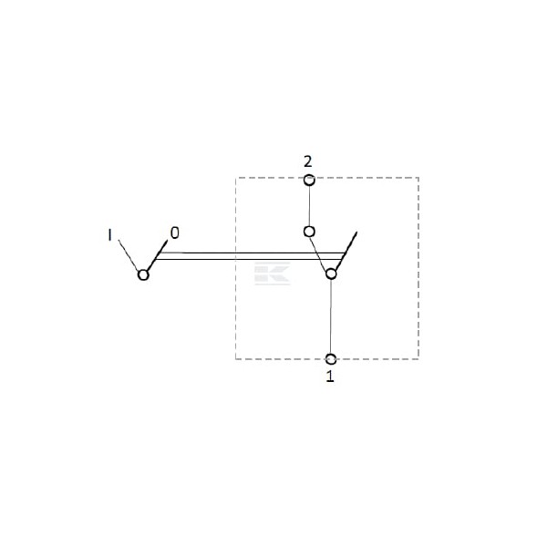 Przełącznik kołyskowy, I-0, off-on, 12V SW10042KR | Exvi