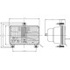 Element optyczny reflektora, prostokątny 05376000 | Exvi