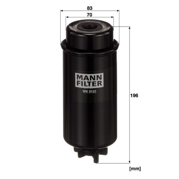 Filtr paliwa WK8123 | Exvi