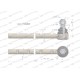 Przegub kierowniczy 345mm AL177948 WARYŃSKI AL177948W | Exvi