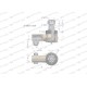 Przegub kierowniczy prawy 7/8" 81864114 81/86-411/4 | Exvi