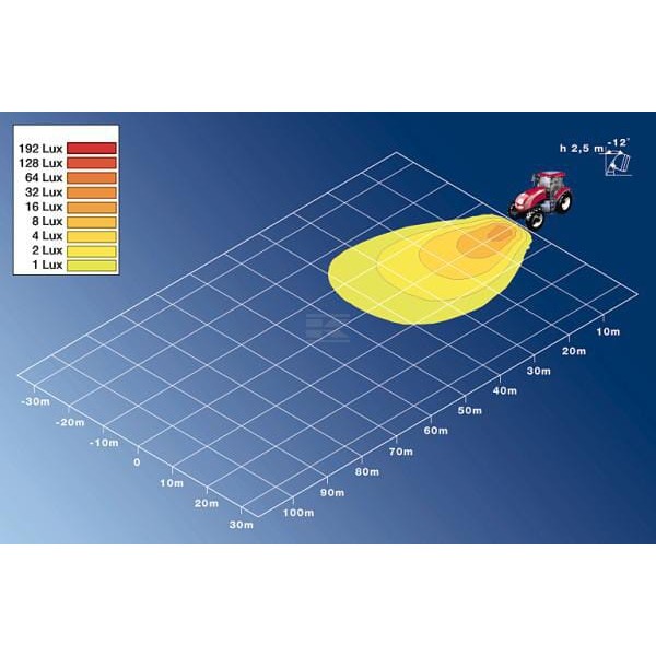 Lampa robocza halogenowa, owalna 55W 1GA996161121 | Exvi