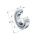 Łożysko stożkowe 50x80x20 mm INA/FAG 32010X | Exvi