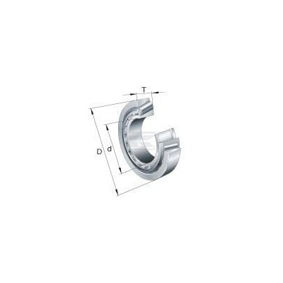 Łożysko stożkowe 50x80x20 mm INA/FAG 32010X | Exvi