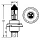 Żarówka Halogen R2 12V 60W/55W Vapormatic VLC0012 | Exvi