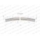 Drążek kierowniczy rura 1105mm 2378936 2378936W | Exvi