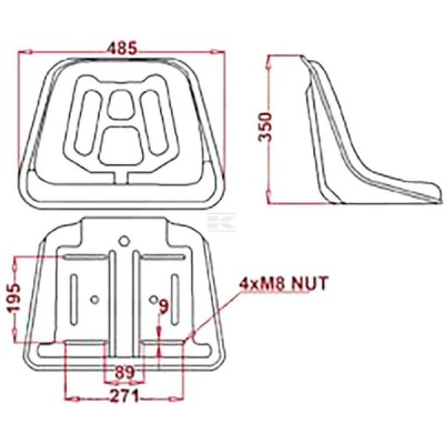 Fotel standardowy VPM4069 | Exvi
