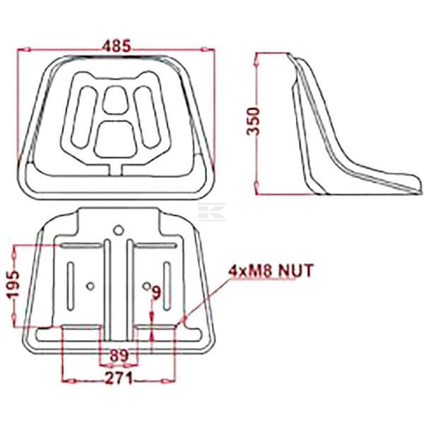Fotel standardowy VPM4069 | Exvi
