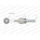 Przegub kierowniczy 230mm- M22x1.5 M28x1.5 3957095W | Exvi
