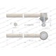 Przegub kierowniczy 382mm 3116406R5 3116406R5W | Exvi