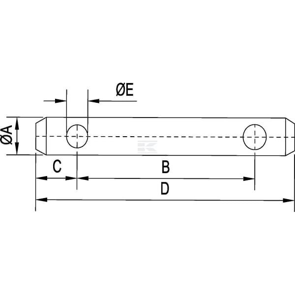 Sworzeń łącznika górnego 141.6 mm Vapormatic VPL7032 | Exvi
