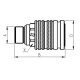 Szybkozłącze gniazdo CPV 3/4" gwint CPV1234GASF | Exvi