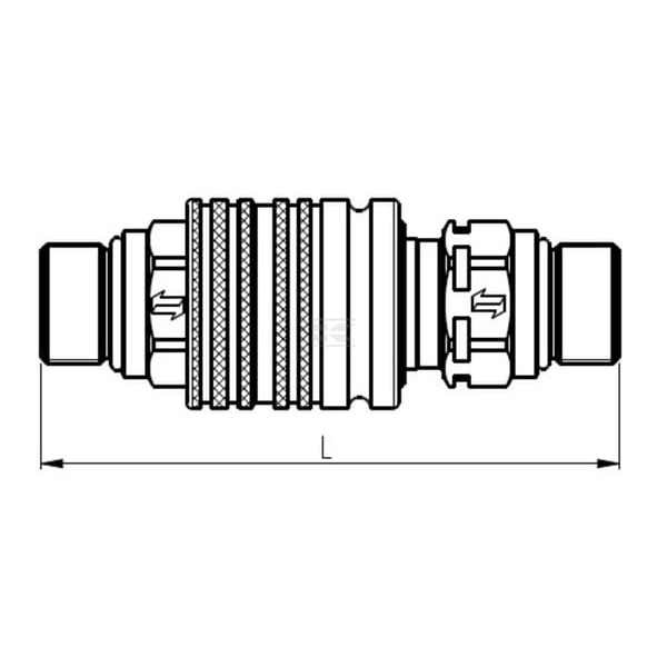 Szybkozłącze gniazdo CPV 3/4" gwint CPV1234GASF | Exvi
