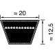 Pas klinowy Optibelt, 20x975 VB20975 | Exvi