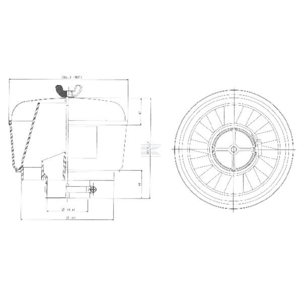 Filtr wstępny, kompletny PBH001251 | Exvi