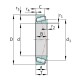 Łożysko stożkowe 55x100x22.75 mm INA/FAG 30211A | Exvi