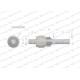 Przegub kierowniczy 192mm - M22x1,5 133743003W | Exvi