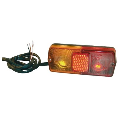 Lampa tylna zespolona, prostokątna lewa 02396000 | Exvi