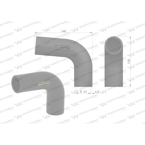 Przewód chłodnicy 3112067R1 WARYŃSKI 3112067R1W | Exvi