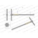 Klucz T ze spinnerem TORX T55 Waryński WMK156 | Exvi