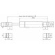 Sprężyna gazowa L519.5 mm 200N Stabilus CA490768 | Exvi