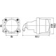 Reflektor halogenowy, okrągły 55W 12V 1AL009998001 | Exvi