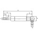 Sprężyna gazowa L436 mm 200N Stabilus CA858494 | Exvi