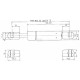 Sprężyna gazowa L276 mm 200N Stabilus CA592366 | Exvi