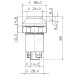 Przełącznik przyciskowy, lamp roboczych 11175260 | Exvi