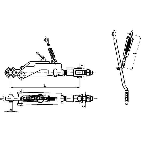 Stabilizator automatyczny, 594 - 616 mm CBM SLAA120HD | Exvi