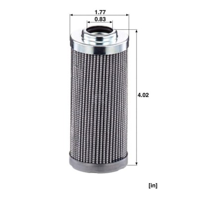 Wkład filtra oleju hydraulicznego Mann HD574 | Exvi