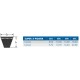 Pas klinowy Super XE power pro XPZ1487XEP | Exvi