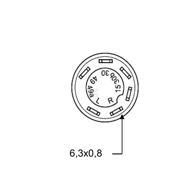 Przełącznik przyciskowy, lamp roboczych 11175250 | Exvi