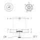 Przełącznik przyciskowy, lamp roboczych 11175250 | Exvi