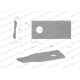 Nóż. nożyk kosiarka prawy 107x50x4mm WKR107X48X4P | Exvi