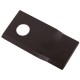 Nóż. nożyk kosiarka lewy 100x48x3mm WKR100X48X3L | Exvi
