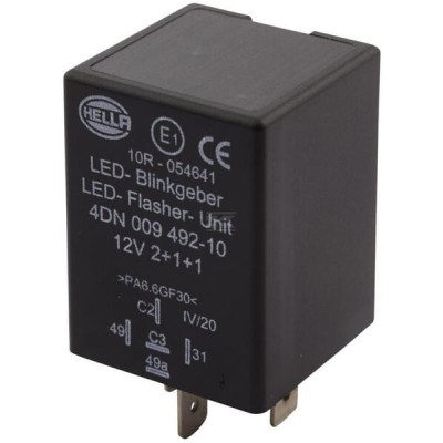 Przekaźnik kierunkowskazów LED 5-pin 12V 4DN009492101 | Exvi