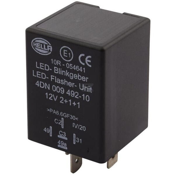 Przekaźnik kierunkowskazów LED 5-pin 12V 4DN009492101 | Exvi