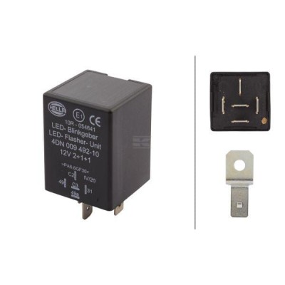 Przekaźnik kierunkowskazów LED 5-pin 12V 4DN009492101 | Exvi