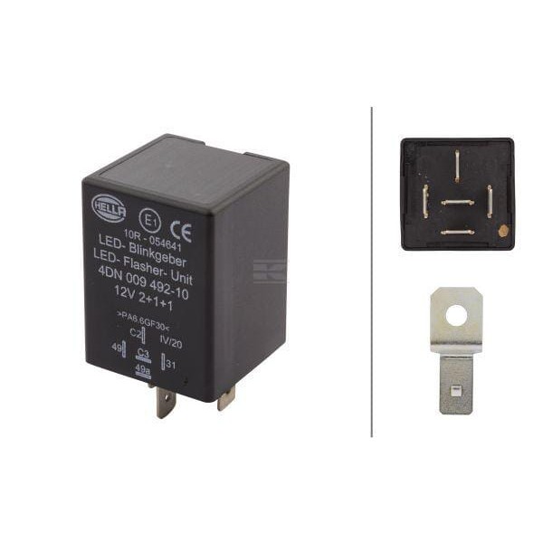Przekaźnik kierunkowskazów LED 5-pin 12V 4DN009492101 | Exvi