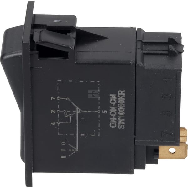Przełącznik kołyskowy, II+I-0, on-on-on SW10060KR | Exvi