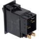 Przełącznik kołyskowy, II+I-0, off-on-on SW10061KR | Exvi