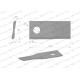 Nóż. nożyk kosiarka prawy 112x48x4mm WKR112X48X4P/3 | Exvi