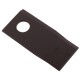 Nóż. nożyk kosiarka lewy 102x48x4mm WKR102X48X4L/1 | Exvi