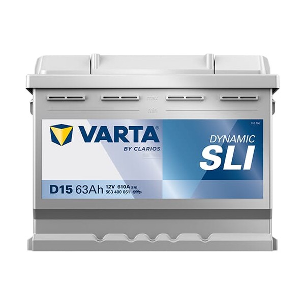 Akumulator 12V 63Ah 610A D15 VARTA Dynamic 563400061 | Exvi