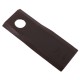 Nóż. nożyk kosiarka prawy 122x46x4mm WKR122X46X4P | Exvi