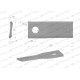 Nóż. nożyk kosiarka prawy 122x46x4mm WKR122X46X4P | Exvi