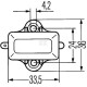 Przełącznik świateł stop, styk 6DF001551091 | Exvi