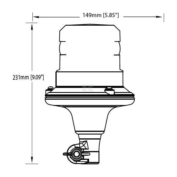 Lampa błyskowa LED Silver, Uchwyt elastyczni EB5009A | Exvi